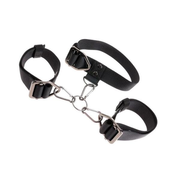 🦋B2G1🦋PIPEDREAM-COMMAND by Sir Richard's Erotic Cuff & Collar Set Black - Picture 4 of 7